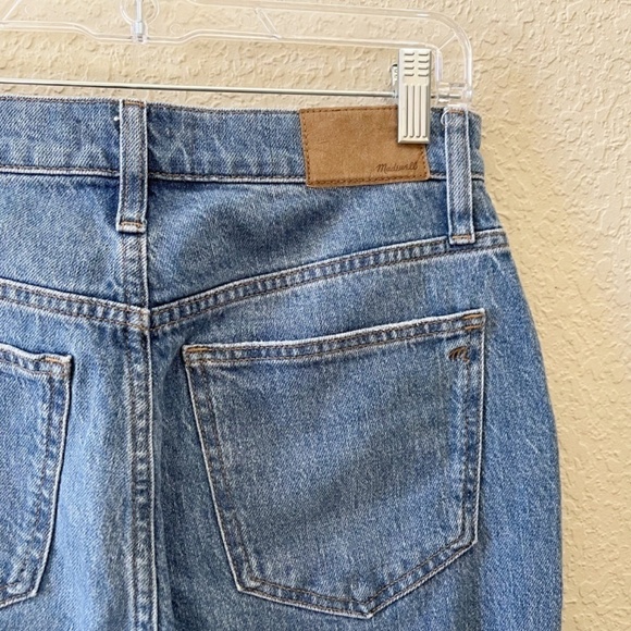 Madewell Perfect Vintage Jeans Raw Hem High Rise Classic Casual Preppy Denim 26 - Picture 10 of 13